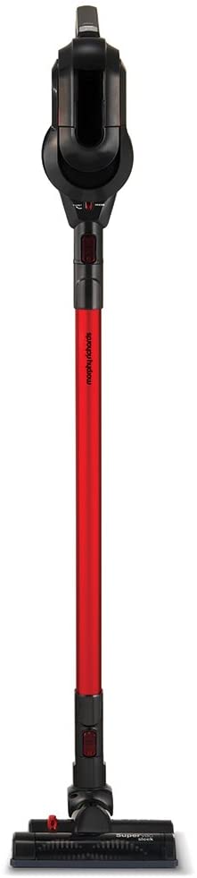 Morphy Richards 731007 Supervac Sleek Power+ Cordless Vacuum Cleaner Red/Black