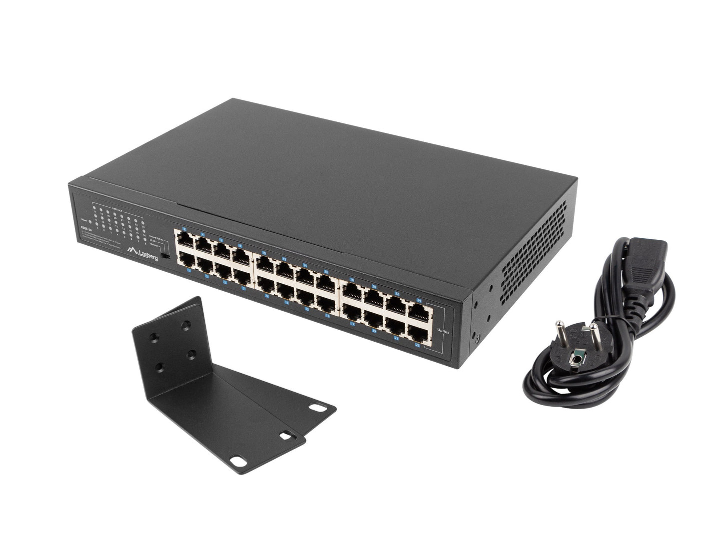 Lanberg RSGE-24 24 Port Gigabit Ethernet Switch Rackmounted