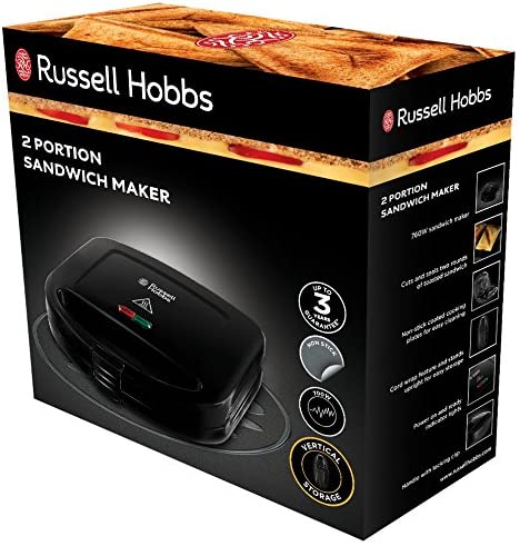 Russell Hobbs 24520 Classics 2 Portions Grill/Sandwinch Maker Black