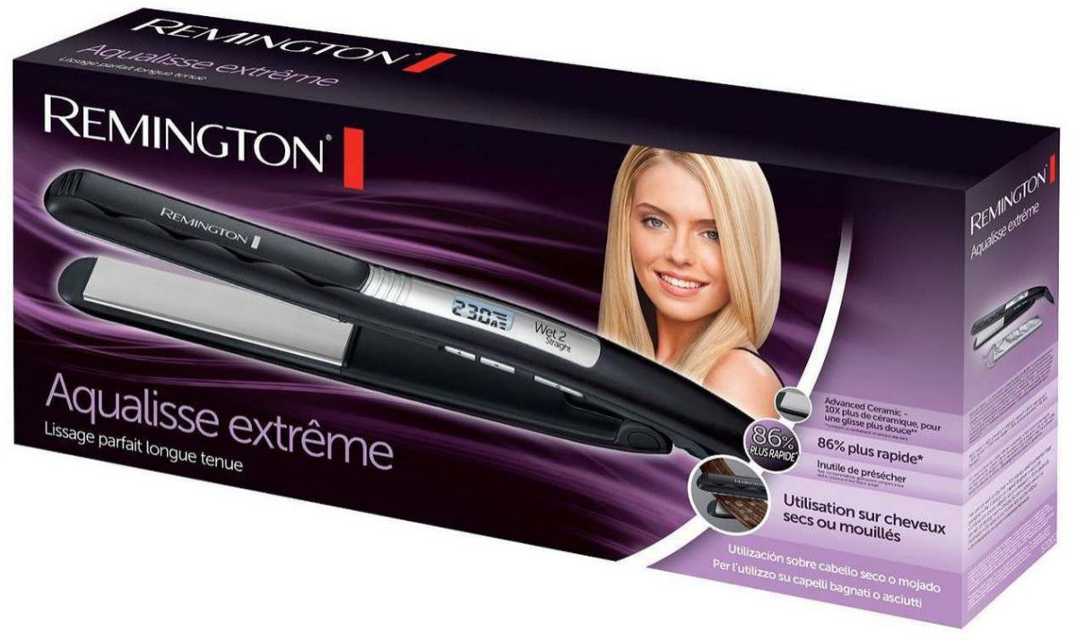 REMINGTON S7202 Aqualisse Extreme Hair Straightener Black