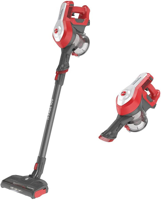 HOOVER HF122RH H-FREE 2in1 22V Lithium BAGLESS Red