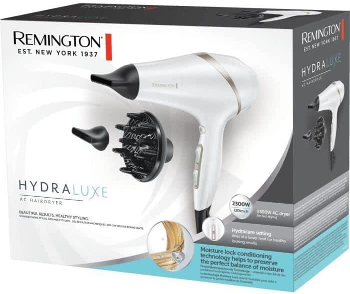REMINGTON AC8901 Hair Dryer Hydraluxe 2300W White