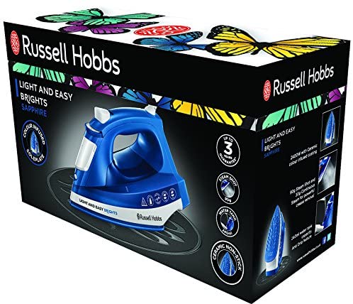 Russell Hobbs 24830 Light and Easy Brights Iron Saphire 2400W Blue