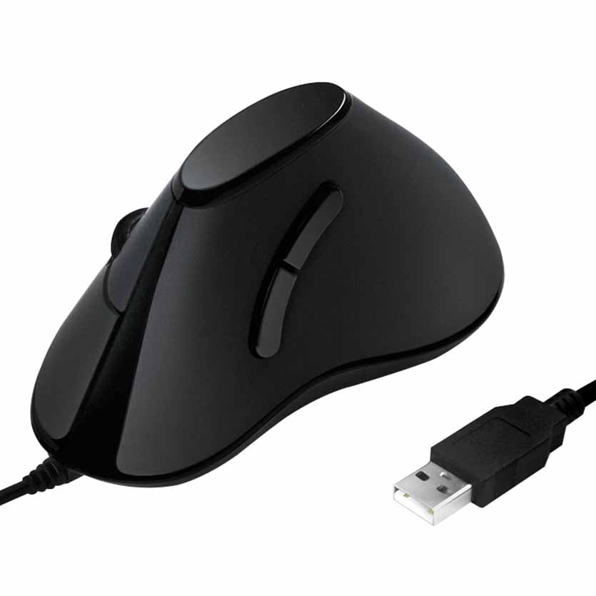 LOGILINK ID0158 ERGONOMIC VERTICAL MOUSE USB BLACK