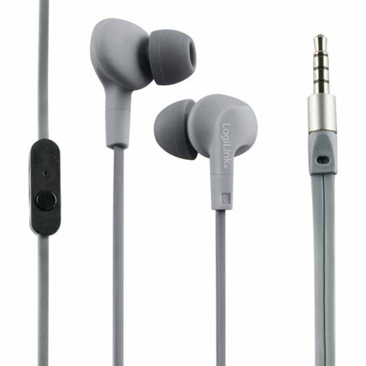 LOGILINK HS0041 STEREO IN-EAR EARPHONES GREY