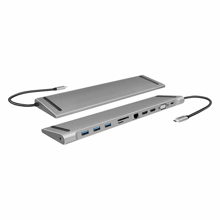 LOGILINK UA0373 DOCKING STATION GEN1 USB3.2,USB-C 11-PORT, PD
