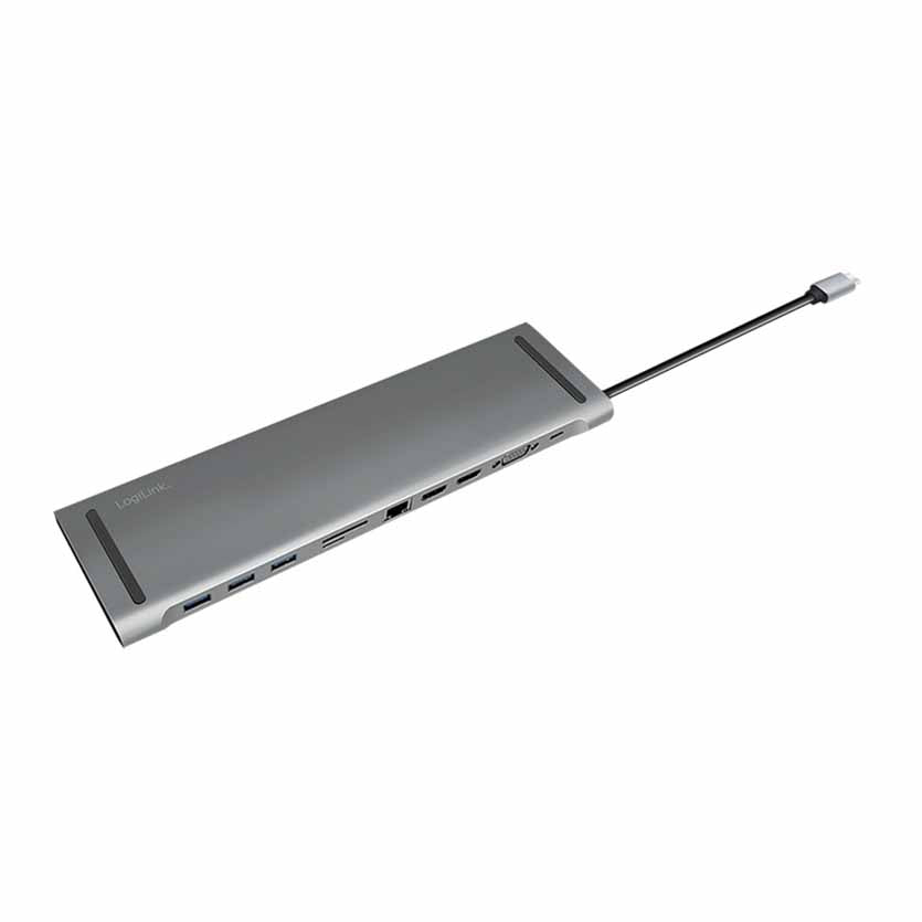 LOGILINK UA0373 DOCKING STATION GEN1 USB3.2,USB-C 11-PORT, PD