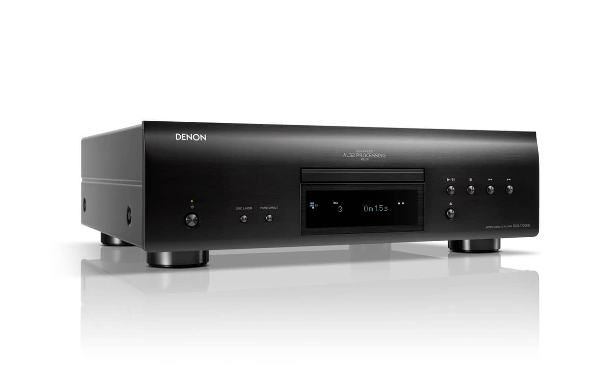 DENON DCD-1700NE CD/SACD player with Advanced AL32 Processing Plus