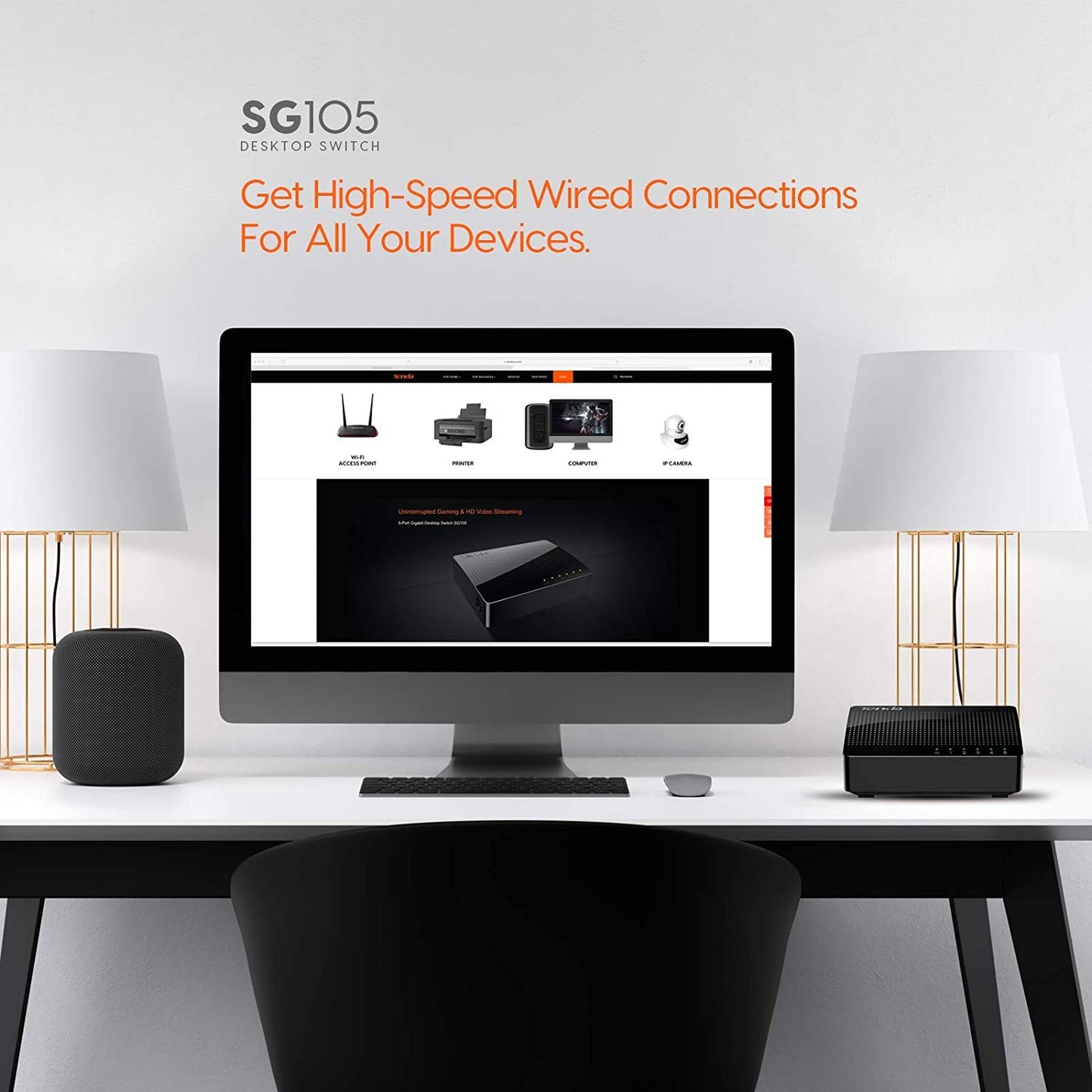 Tenda SG105 5-Port Gigabit Ethernet Switch