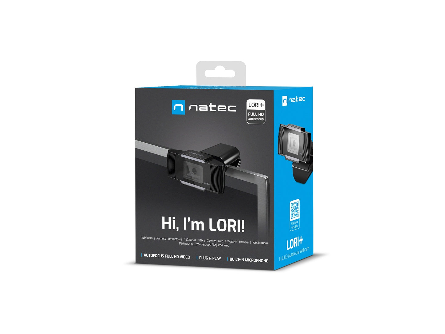 Natec LORI PLUS 1080P Webcam Autofocus