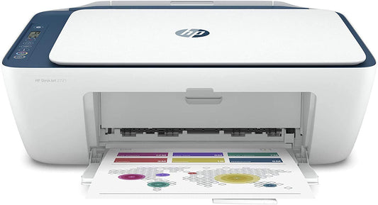 HP PRINTER ALL IN ONE INKJET COLOR DESKJET HOME 2721e