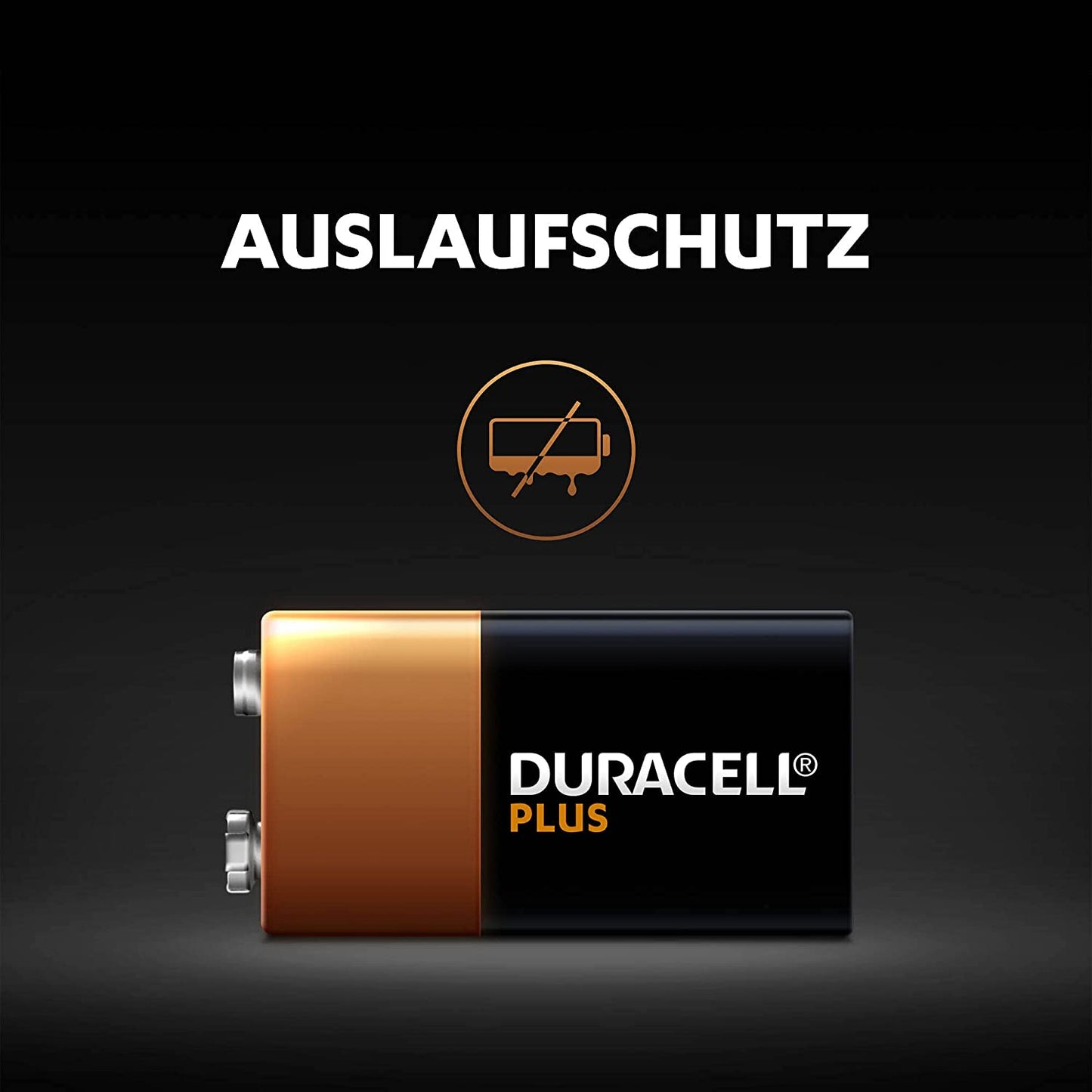 Duracell 6LR61/MN1604 9V Alkaline Plus