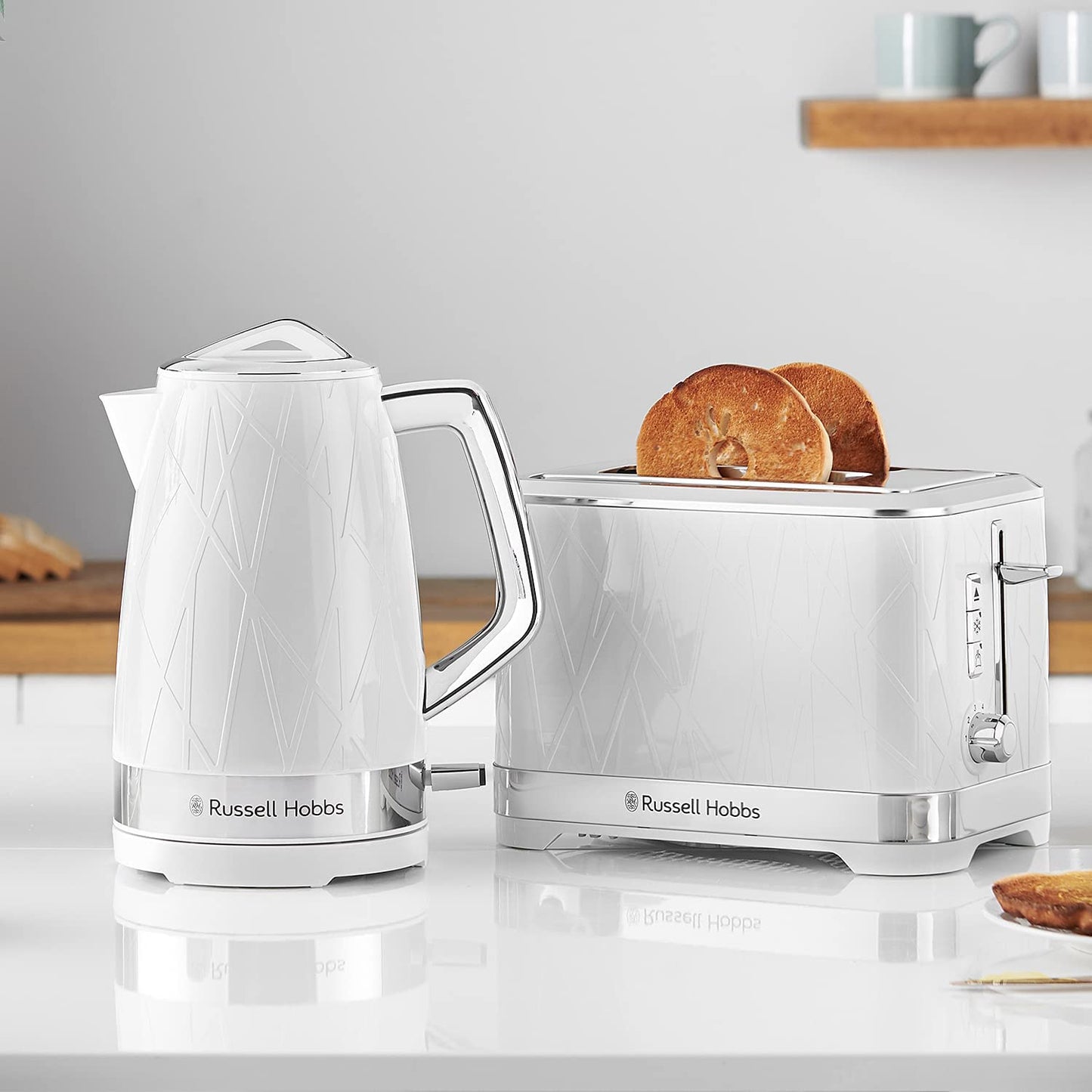 Russell Hobbs 28090 Structure 2 Slice Toaster - White