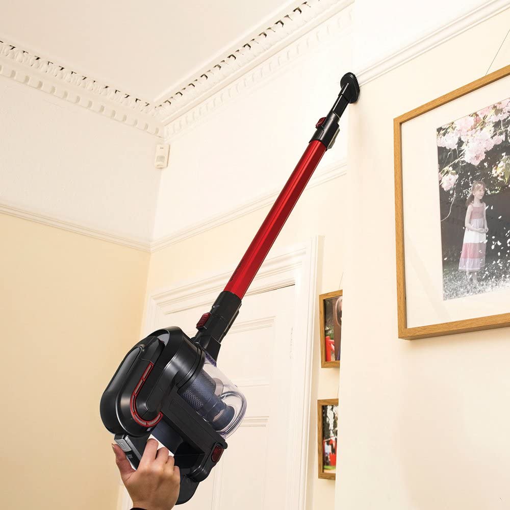 Morphy Richards 731007 Supervac Sleek Power+ Cordless Vacuum Cleaner Red/Black
