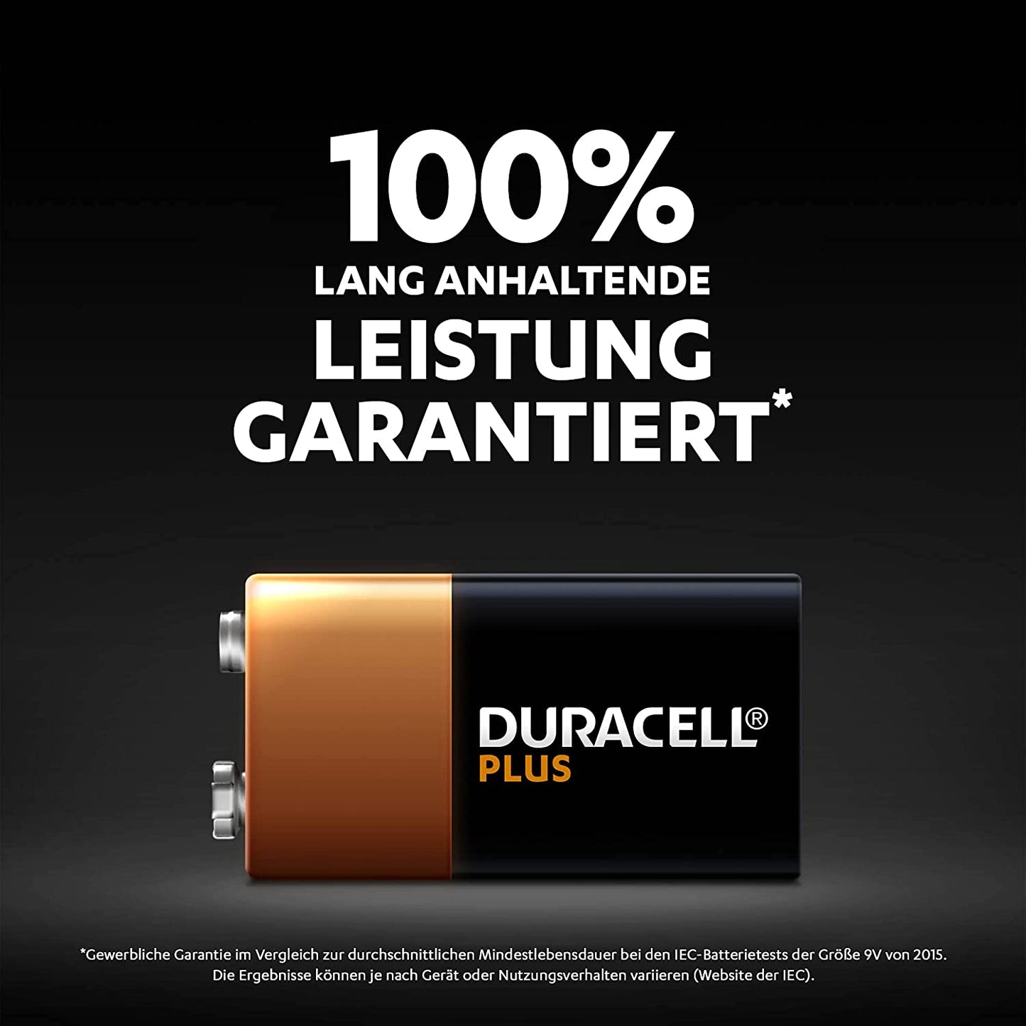 Duracell 6LR61/MN1604 9V Alkaline Plus