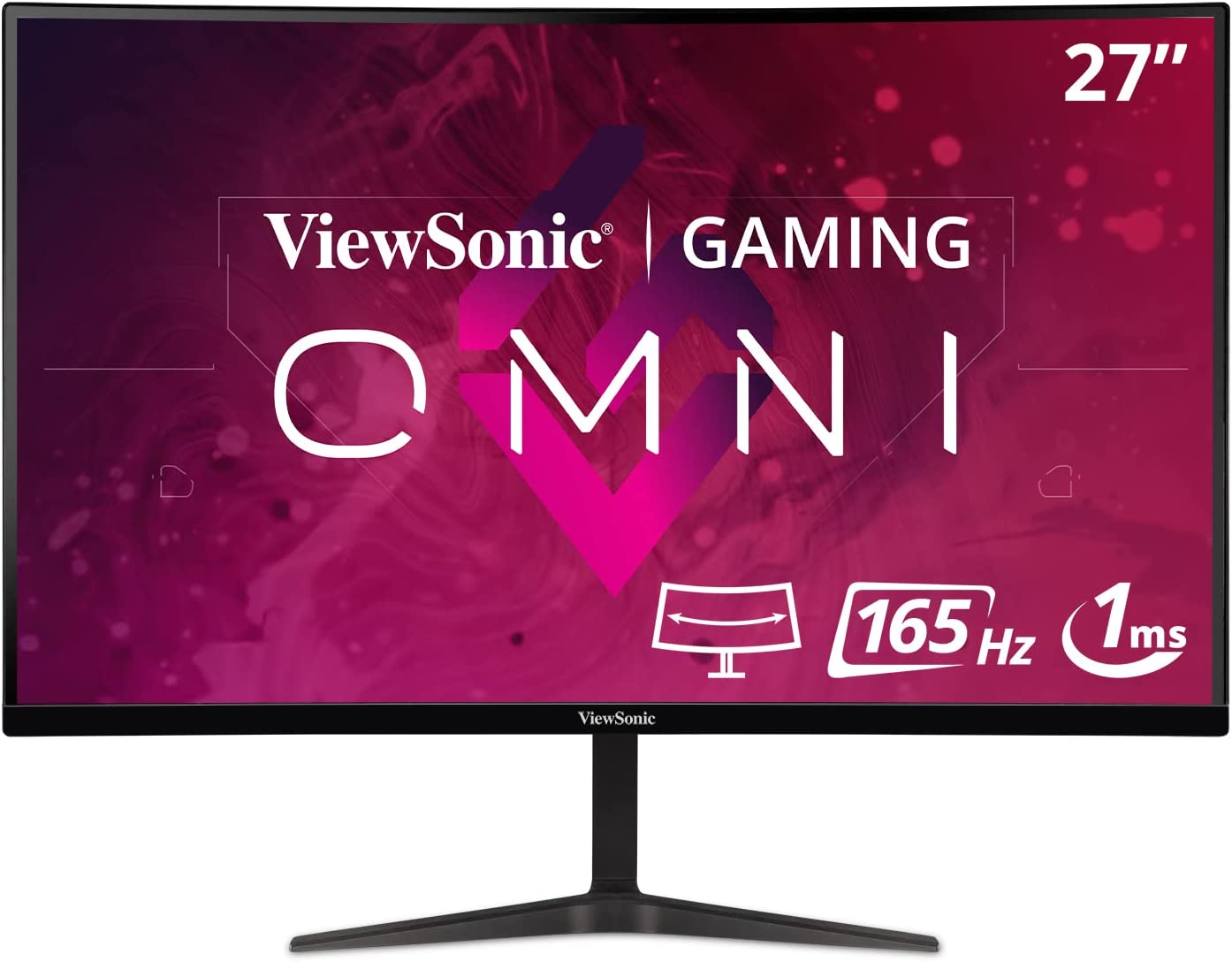 Viewsonic OMNI Curved Monitor SuperClear VA 27'' QHD 1440p 165hz 1ms VX2718-2KPC-mhd