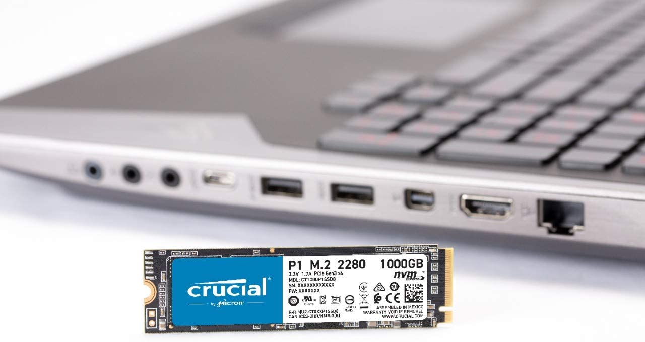 Crucial P1 1TB 3D NAND NVMe PCIe M.2 SSD