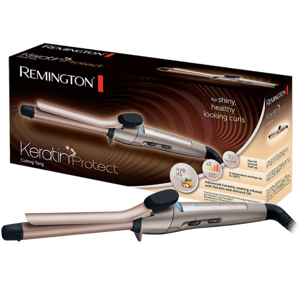 REMINGTON CI5318 Keratin Protect Hair Curler Gray