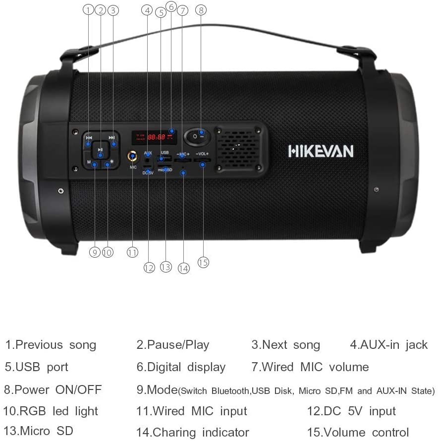 HIKEVAN X22 10W BOOMBOX SPEAKER
