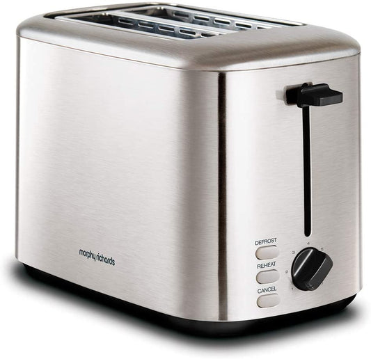 Morphy Richards 222067 Equip 2 Slice Toaster 800W Brushed
