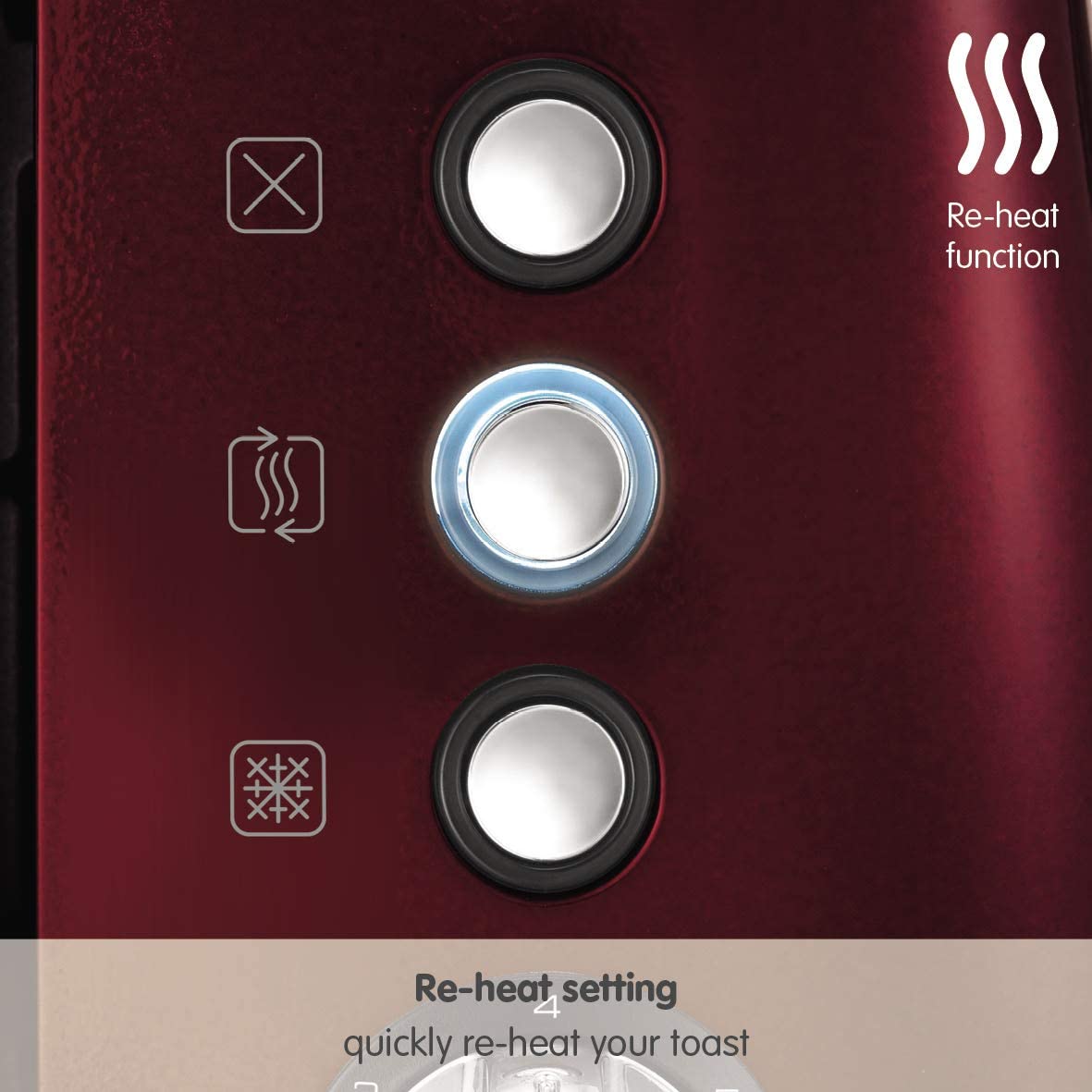 Morphy Richards 224408 Evoke 2 Slice Toaster 850W Red