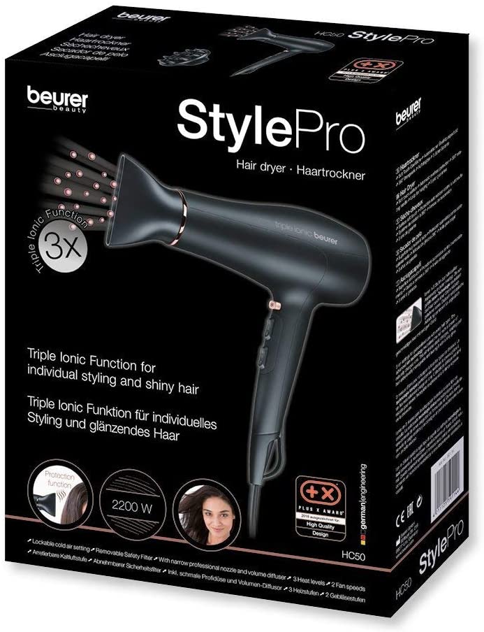 Beurer HC 50 Hair Dryer Salon-Quality Results