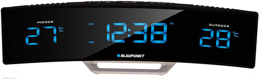 Blaupunkt CR12BK Clock radio with thermometer Black
