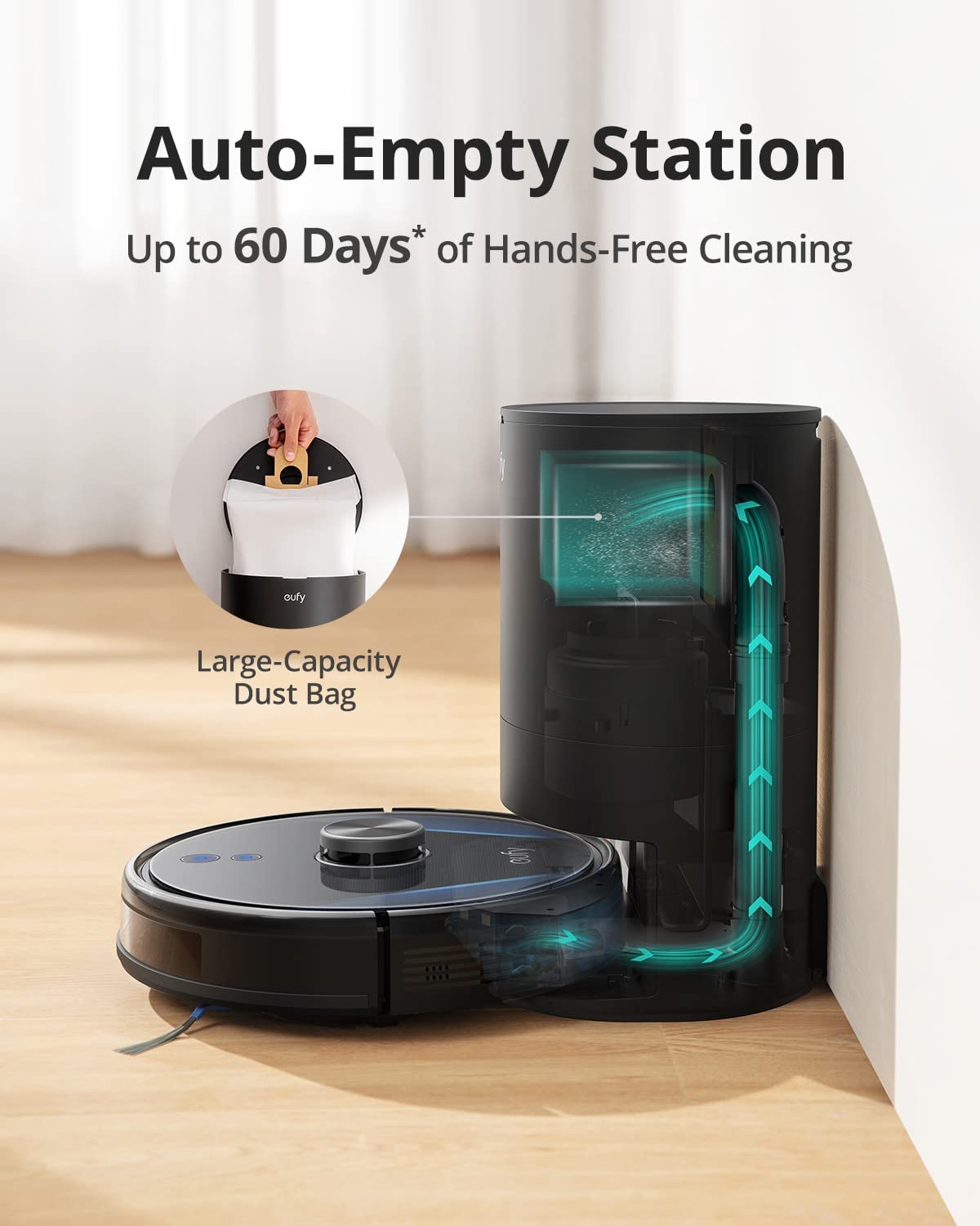 Anker Eufy RoboVac LR30+ Hybrid Sweep&Mop Laser With Self Emptying Station