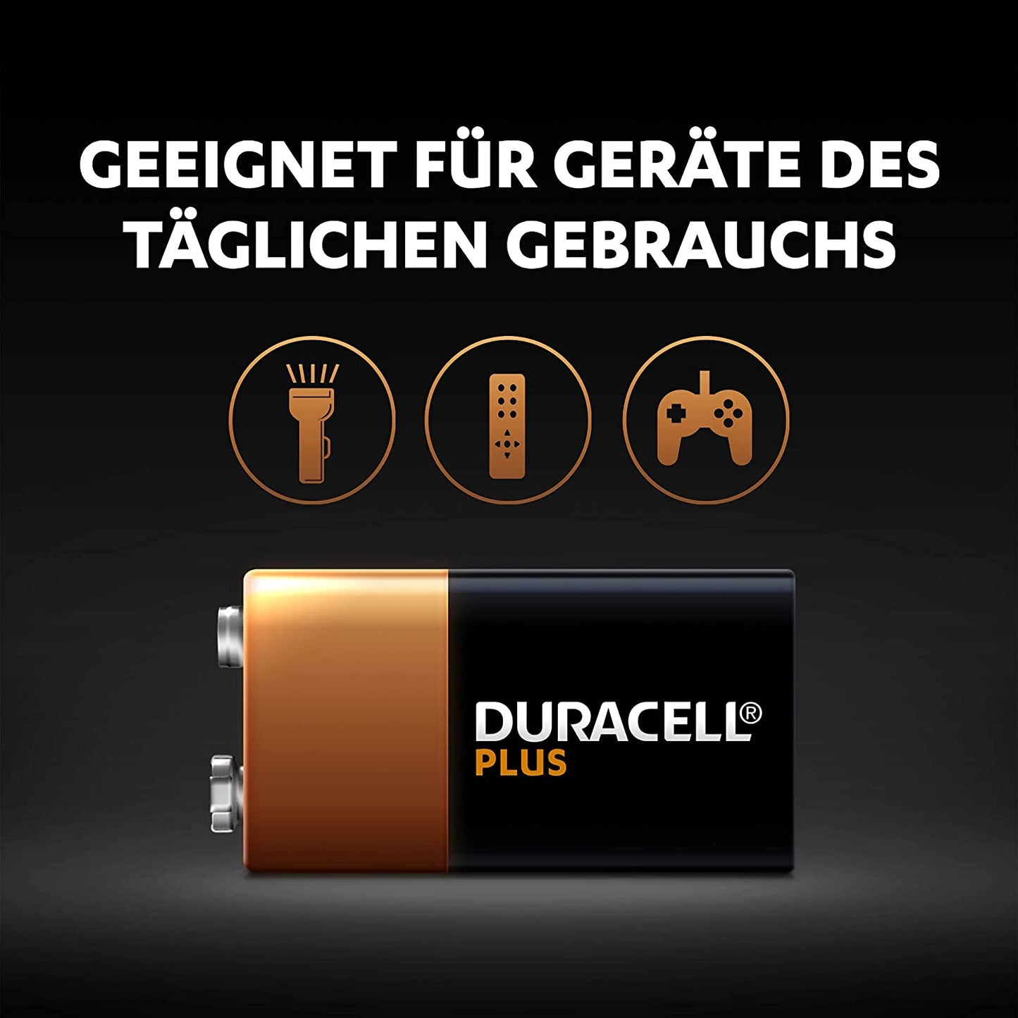 Duracell 6LR61/MN1604 9V Alkaline Plus