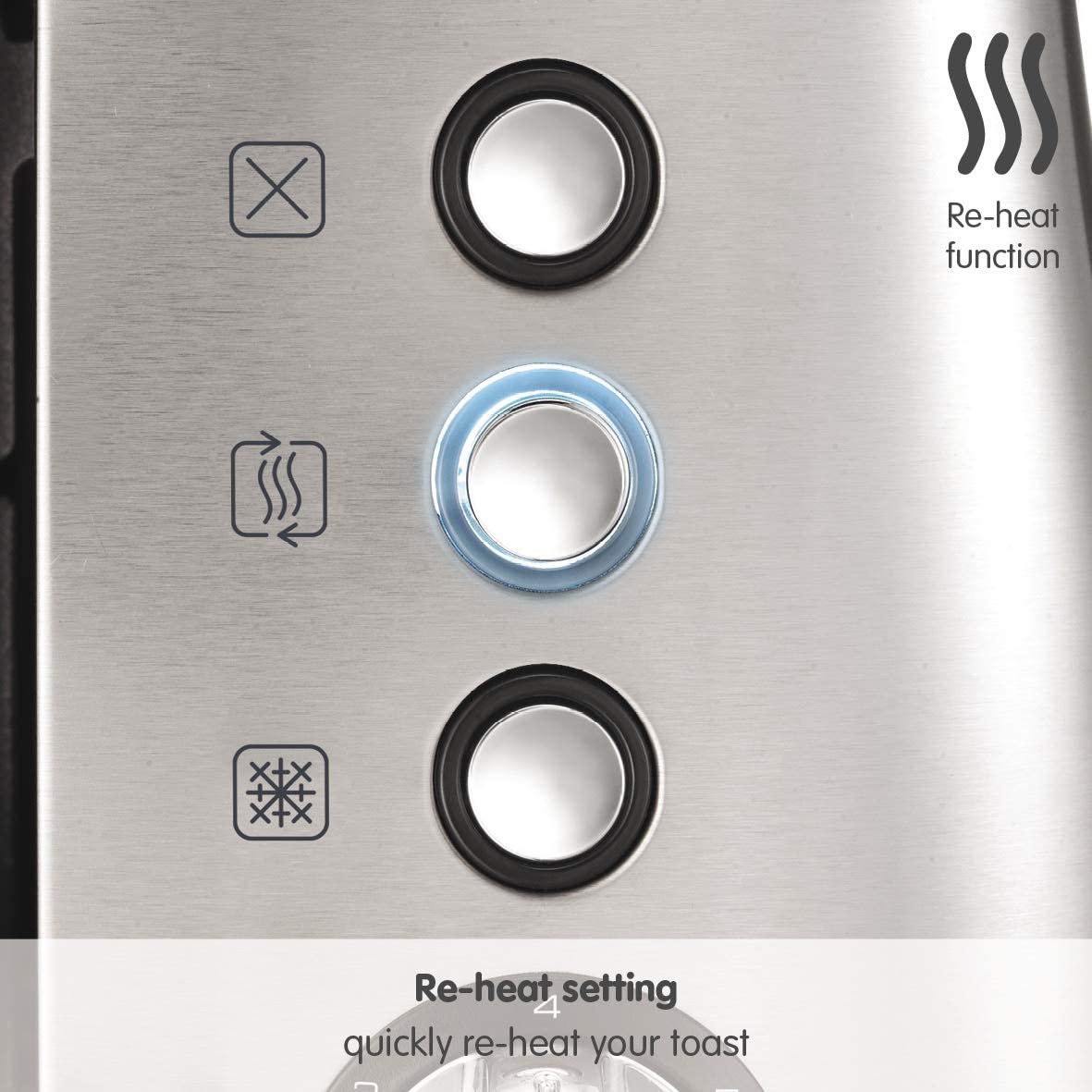 Morphy Richards 224406 Evoke 2 Slice Toaster 850W Brushed