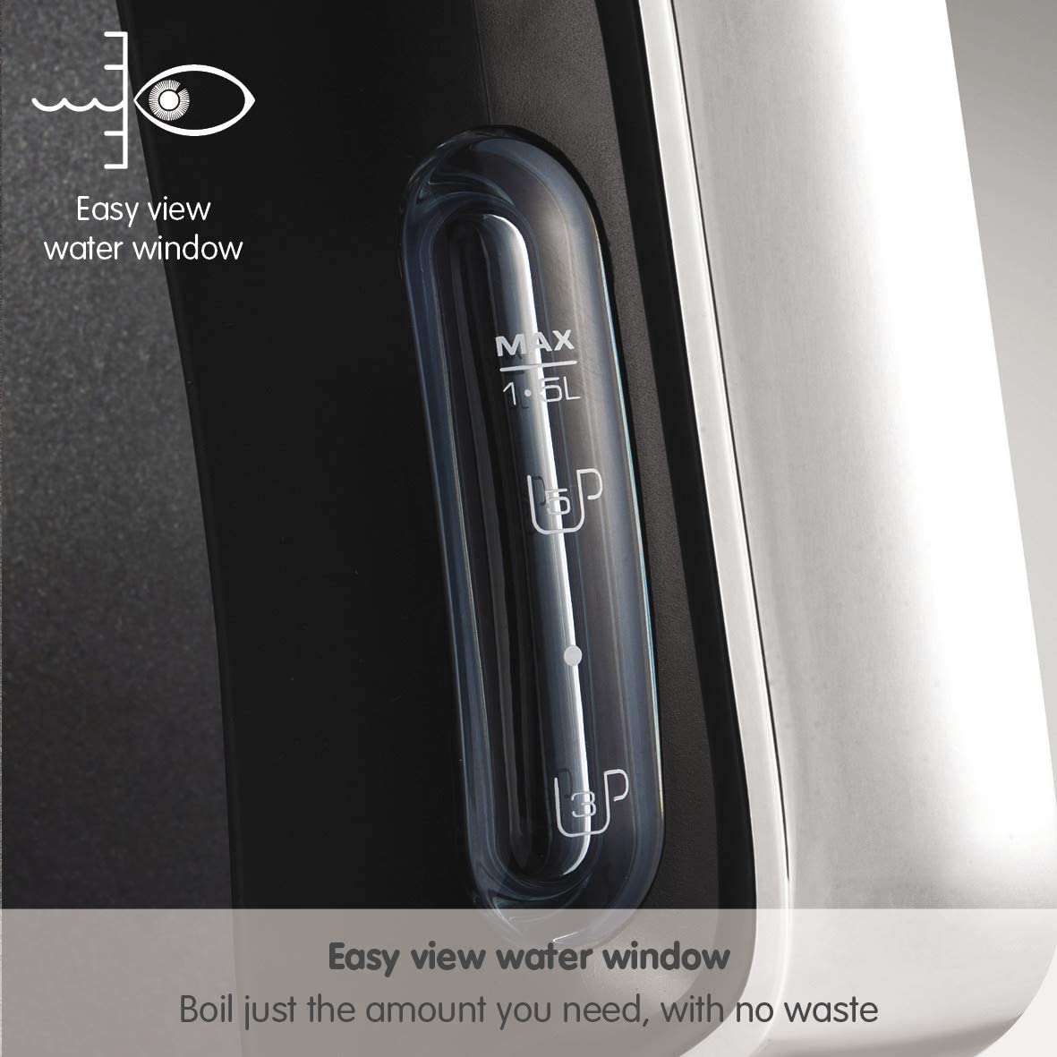 Morphy Richards 104405 Evoke Jug Kettle 3000W Black
