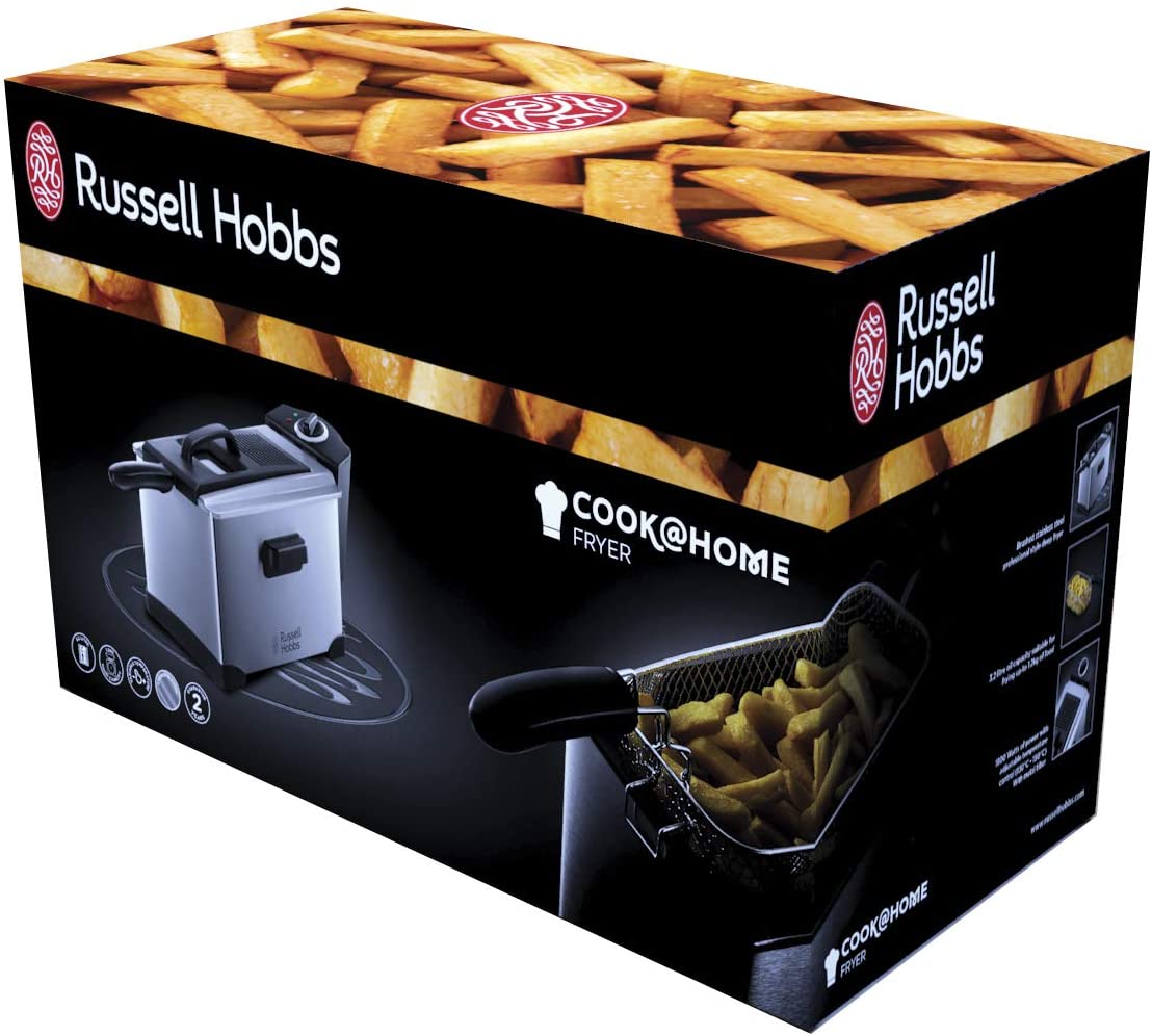 Russell Hobbs 19773 Cook@Home Professional Deep Fryer Inox