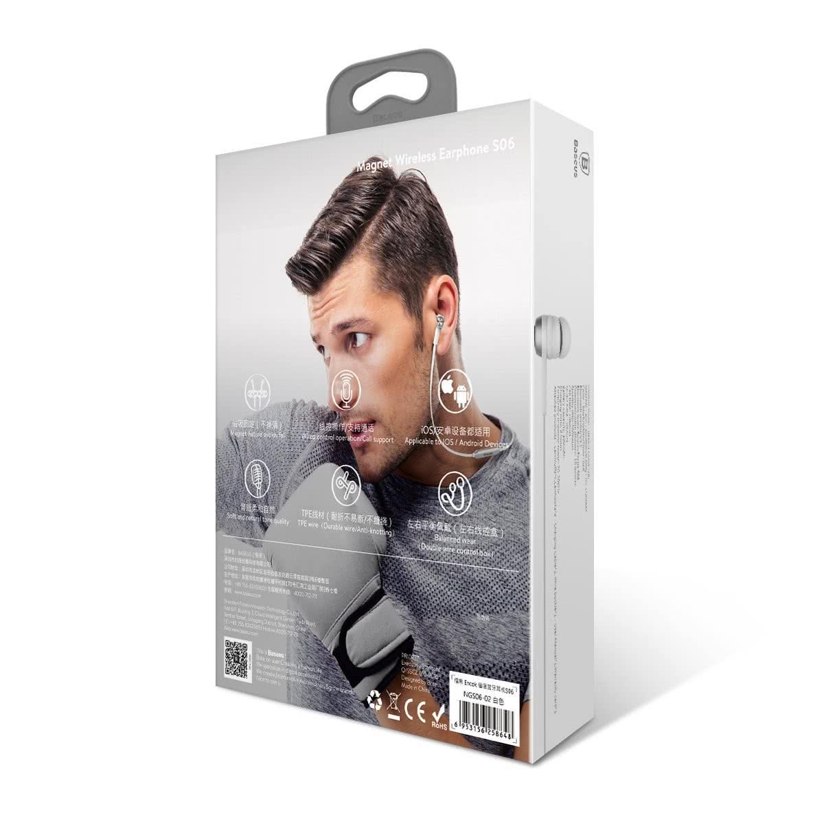 Baseus Encok S06 Earphone White