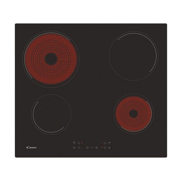 CANDY CH64CCB Ceramic Hobs 4 Zones 60cm Black