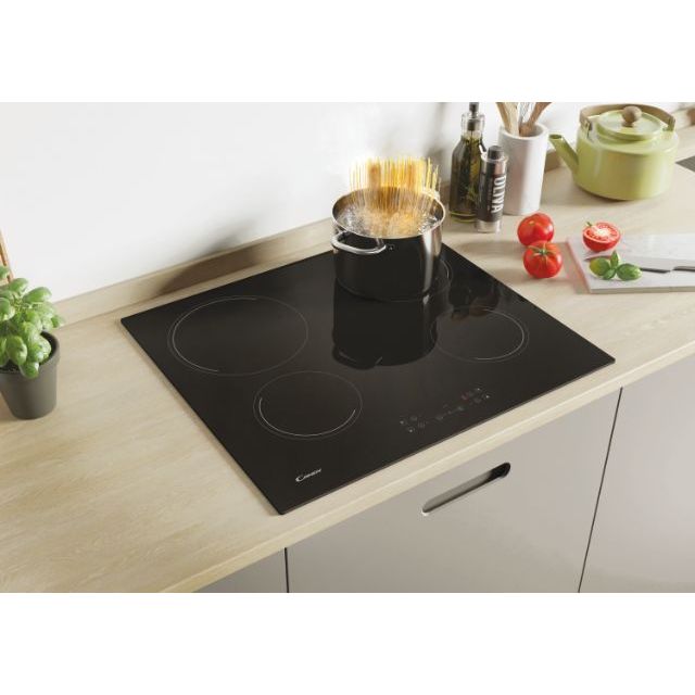 CANDY CH64CCB Ceramic Hobs 4 Zones 60cm Black
