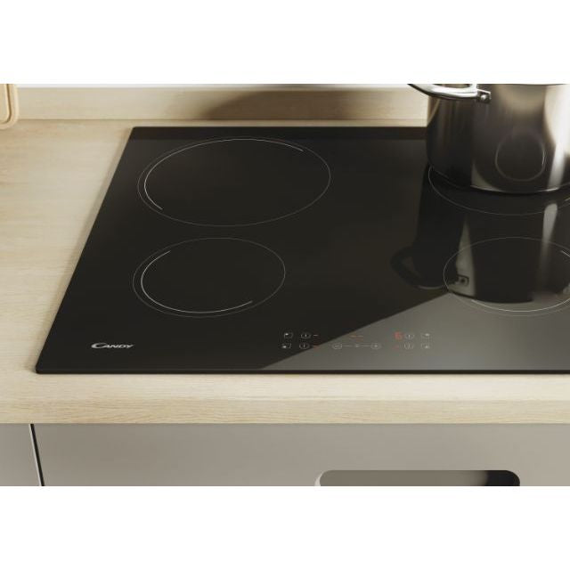 CANDY CH64CCB Ceramic Hobs 4 Zones 60cm Black