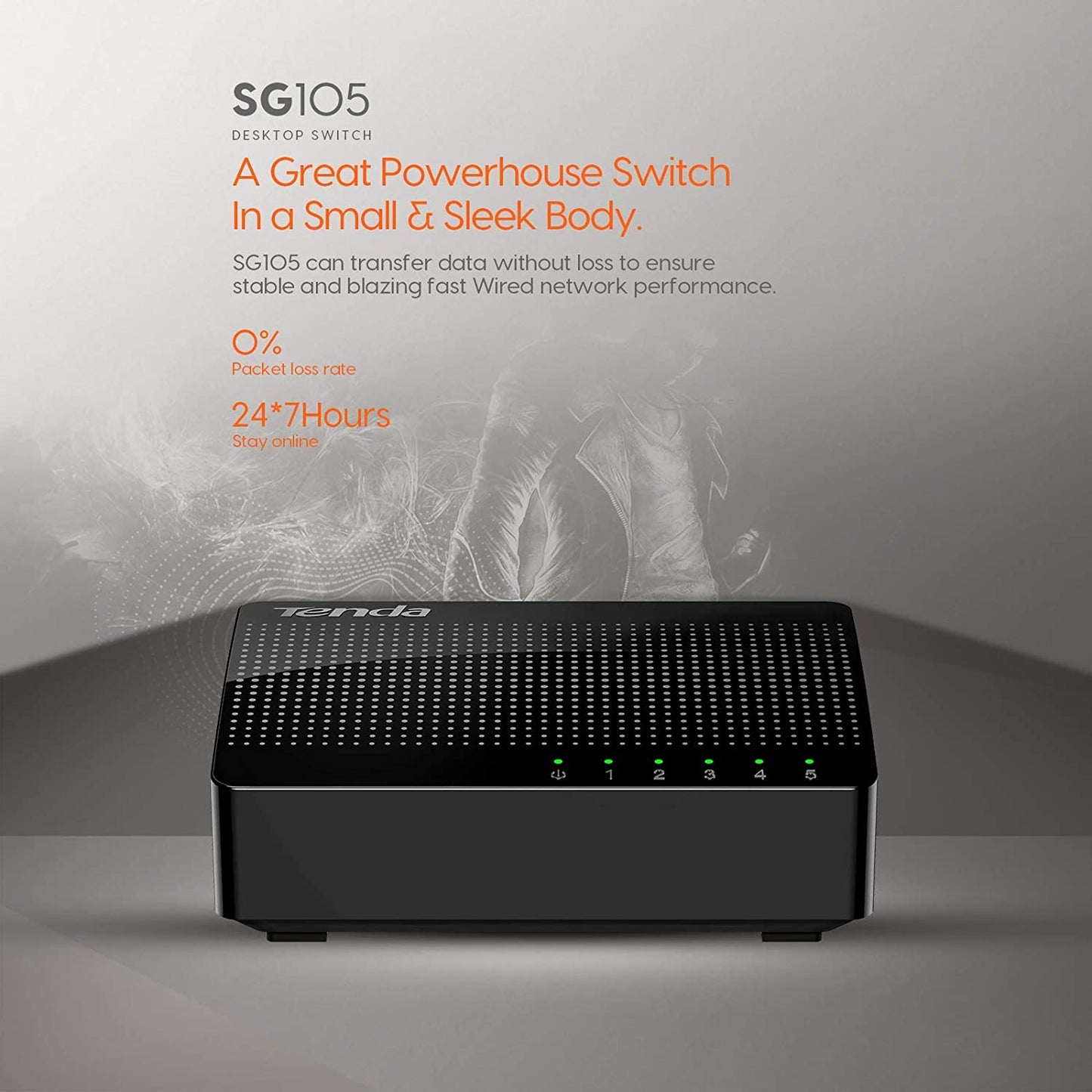Tenda SG105 5-Port Gigabit Ethernet Switch