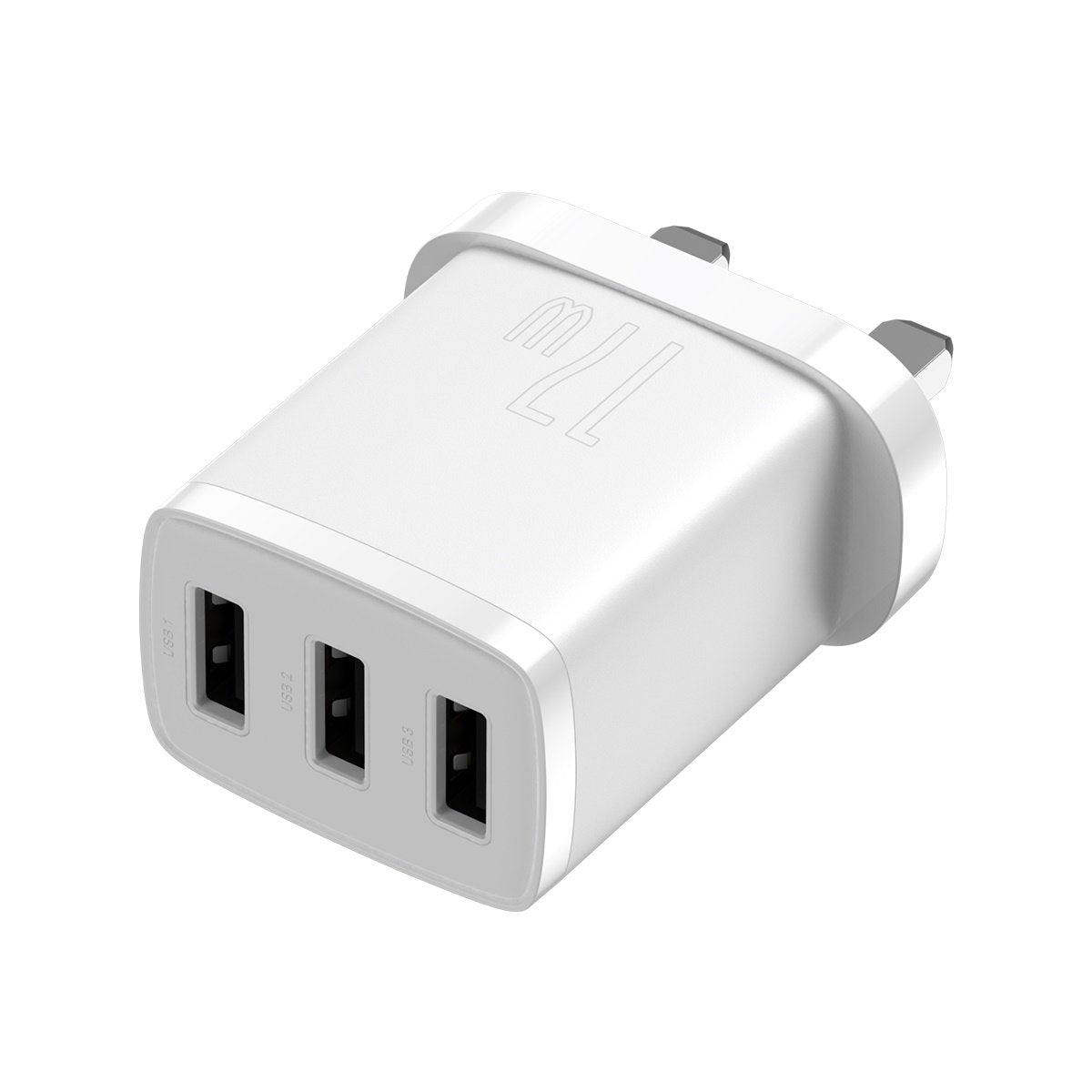 Baseus Charger Wall 3xUSBA 3.4A UK White