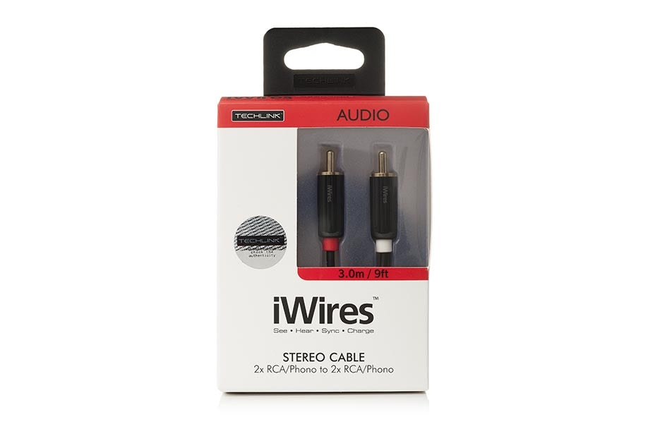 Techlink iWires 2RCA to 2RCA 3.0m 710033