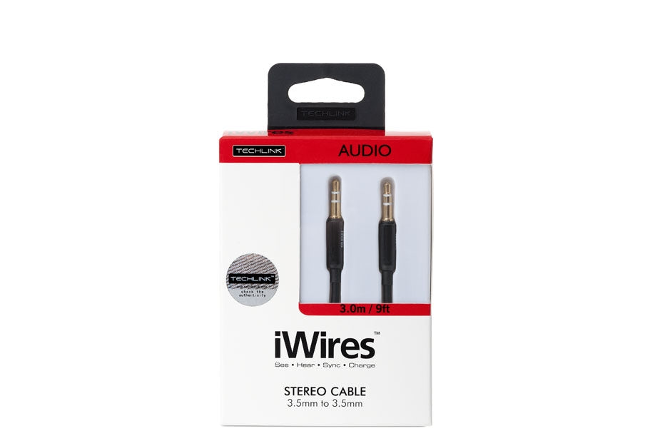 Techlink iWires 3.5mm to 3.5mm 3.0m 710263