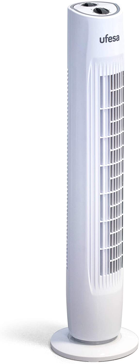 UFESA TW1100 Tower Fan 45W 3 Speeds White
