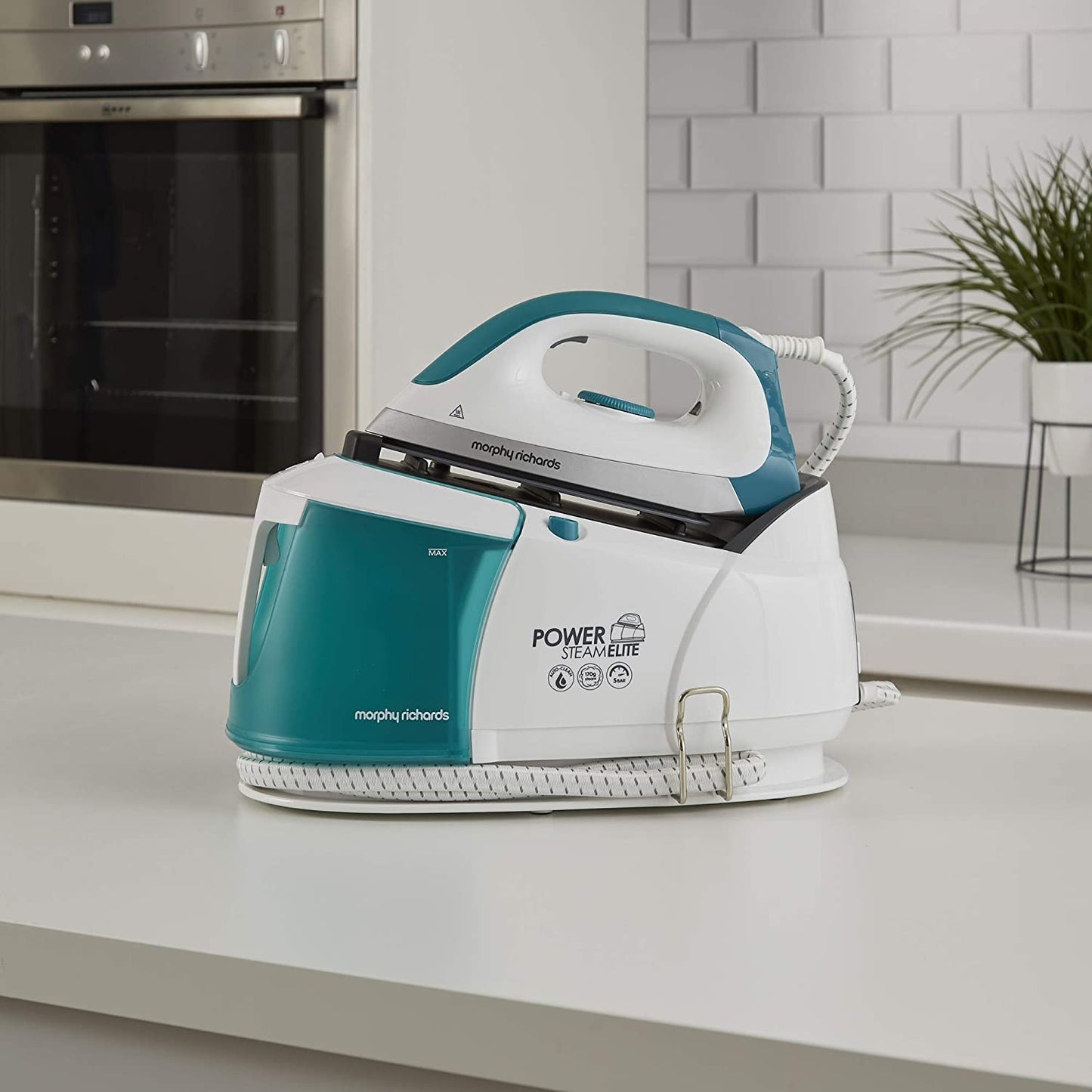 Morphy Richards 332014 AutoClean Power Steam Elite 2400W Green/White