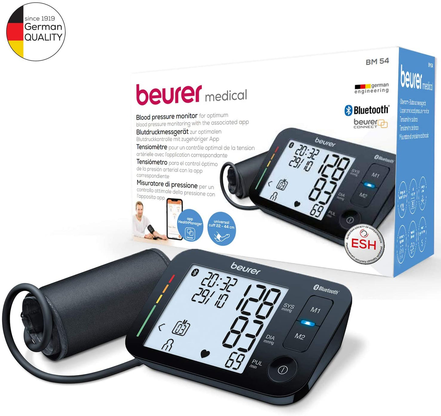 Beurer BM 54 BT Upper Arm Blood Pressure Monitor