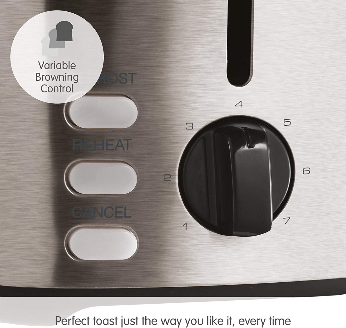 Morphy Richards 222067 Equip 2 Slice Toaster 800W Brushed
