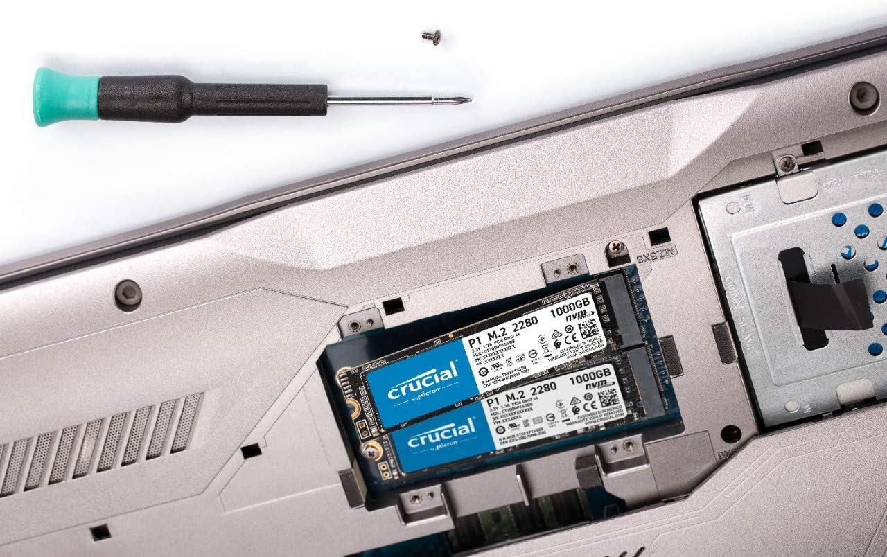 Crucial P1 1TB 3D NAND NVMe PCIe M.2 SSD