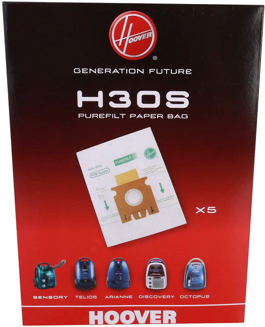 HOOVER H30S Dustbags Boxed Pack Of 5