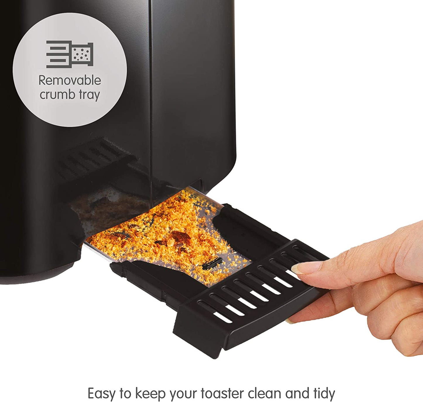 Morphy Richards 222064 Equip 2 Slice Toaster 800W Black