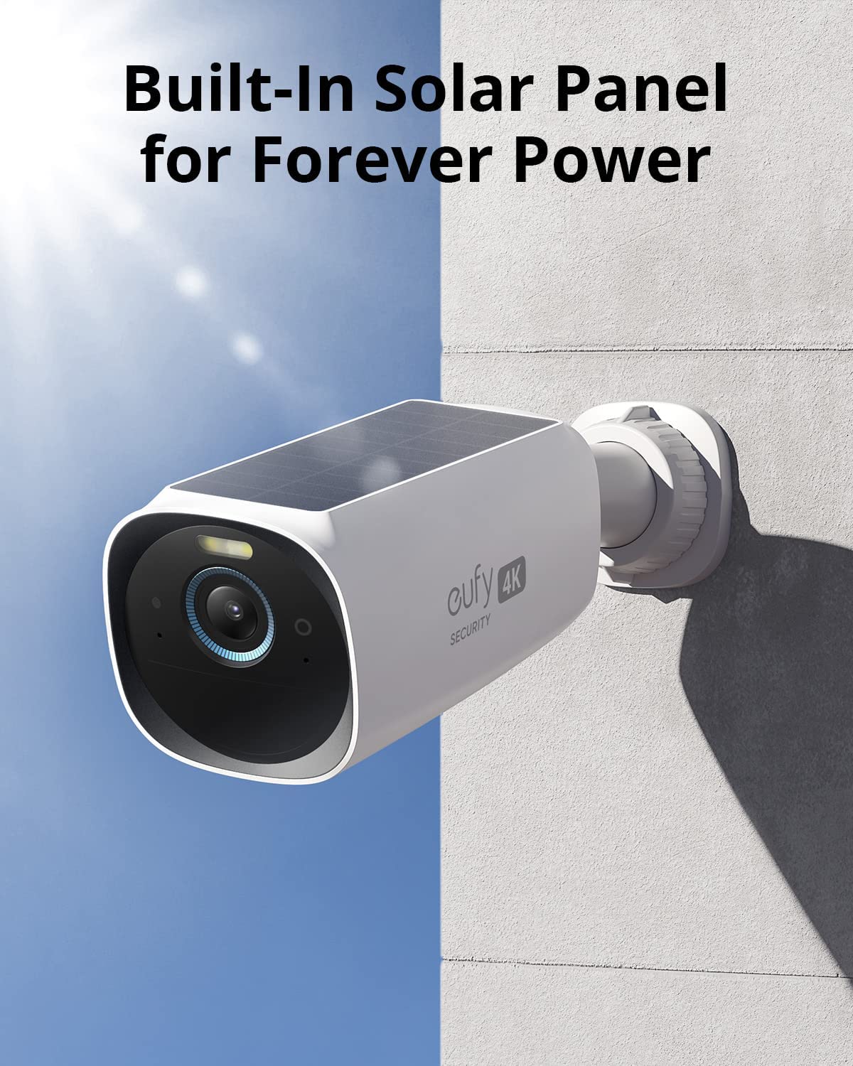 Anker Eufy Security Camera Kit Eufycam3 2 x Solar 4k Cameras & Home Base