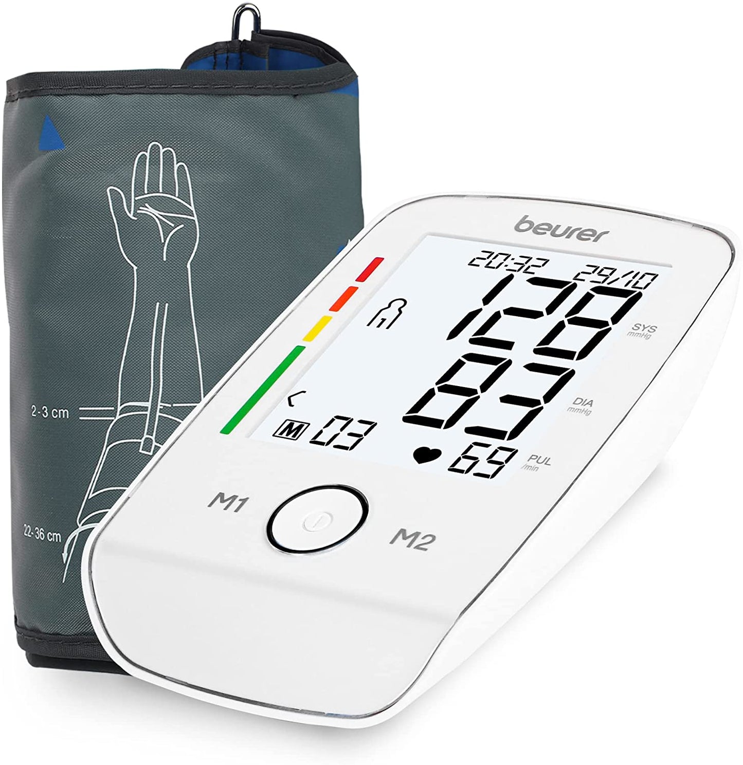 Beurer BM 45 Upper Arm Blood Pressure Monitor White