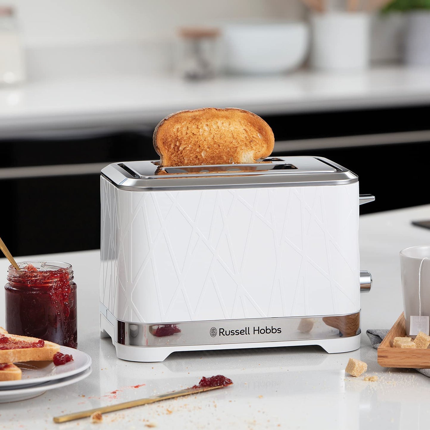 Russell Hobbs 28090 Structure 2 Slice Toaster - White
